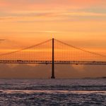 15 April Bridge at sunset